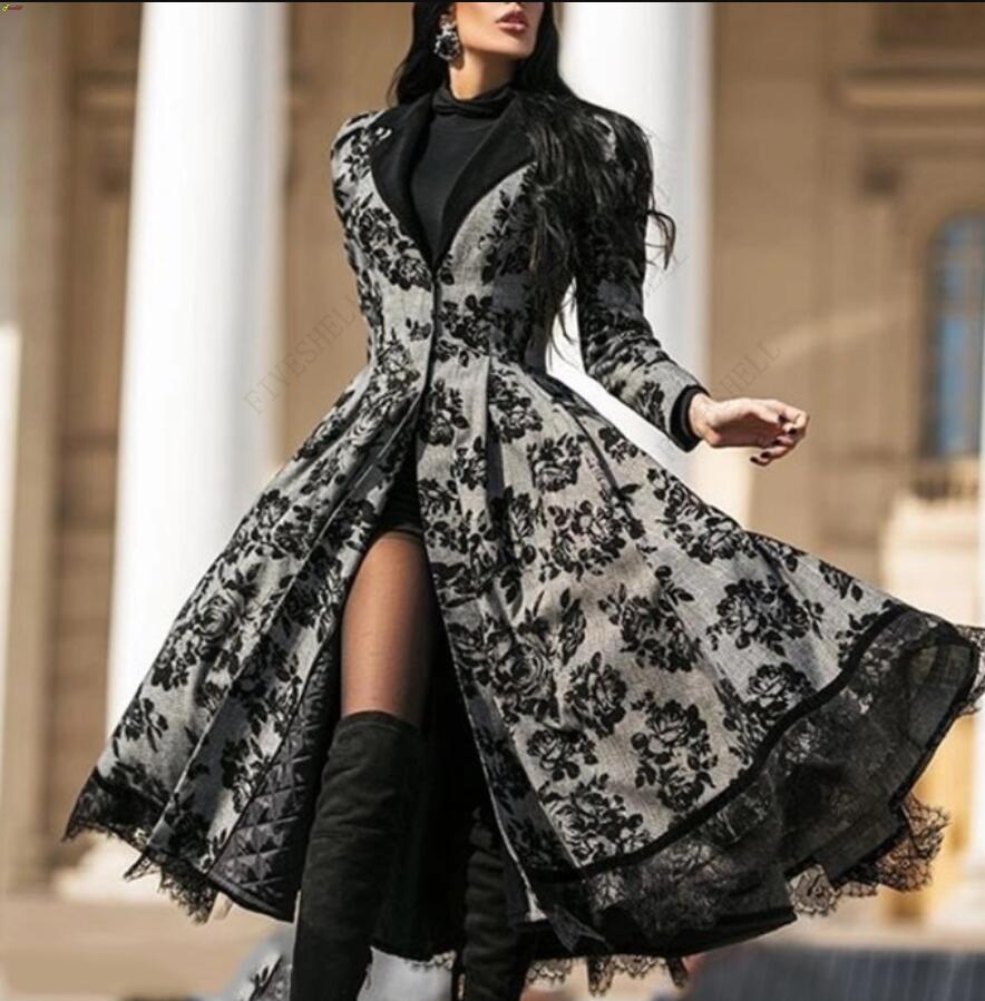 Winter Clothing Europe - Women's Dress Autumn Winter Lady Coat