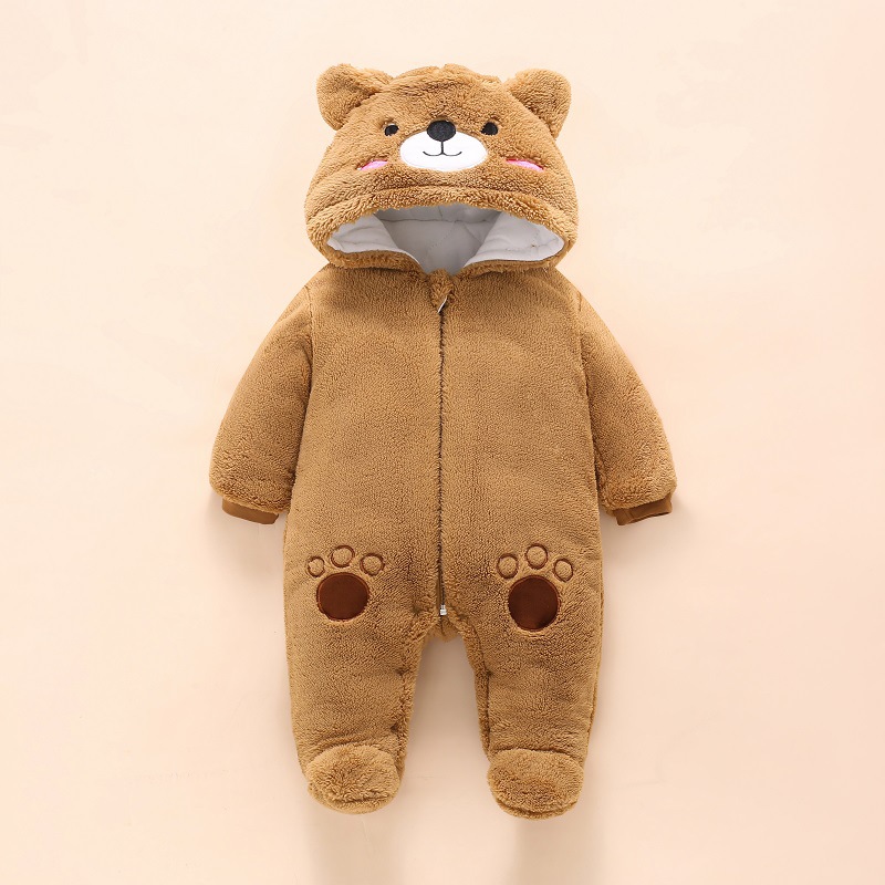 Winter Clothing 1 Year Old - 0-12M Baby Rompers Cute Bear Toddler