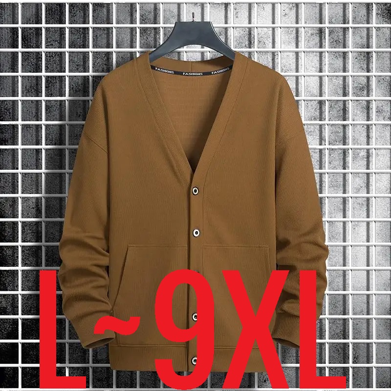 Wool Blend Coat - Knit Cardigan Men Korean Style Solid