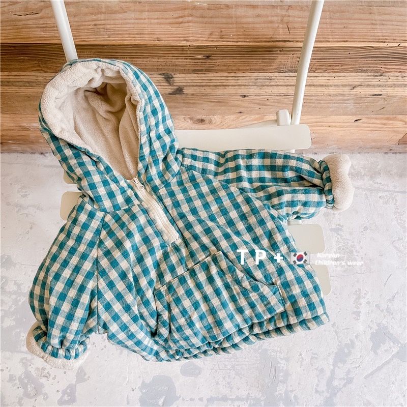 Fashion Plaid Kids Jacket 2026 - Winter Clothing 1 Year Old review and price