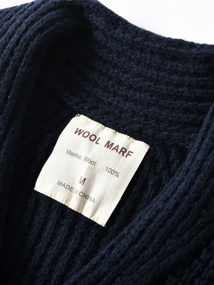 Eu Vintage 100% Wool Chunky Kn - Wool Blend Coat review and price