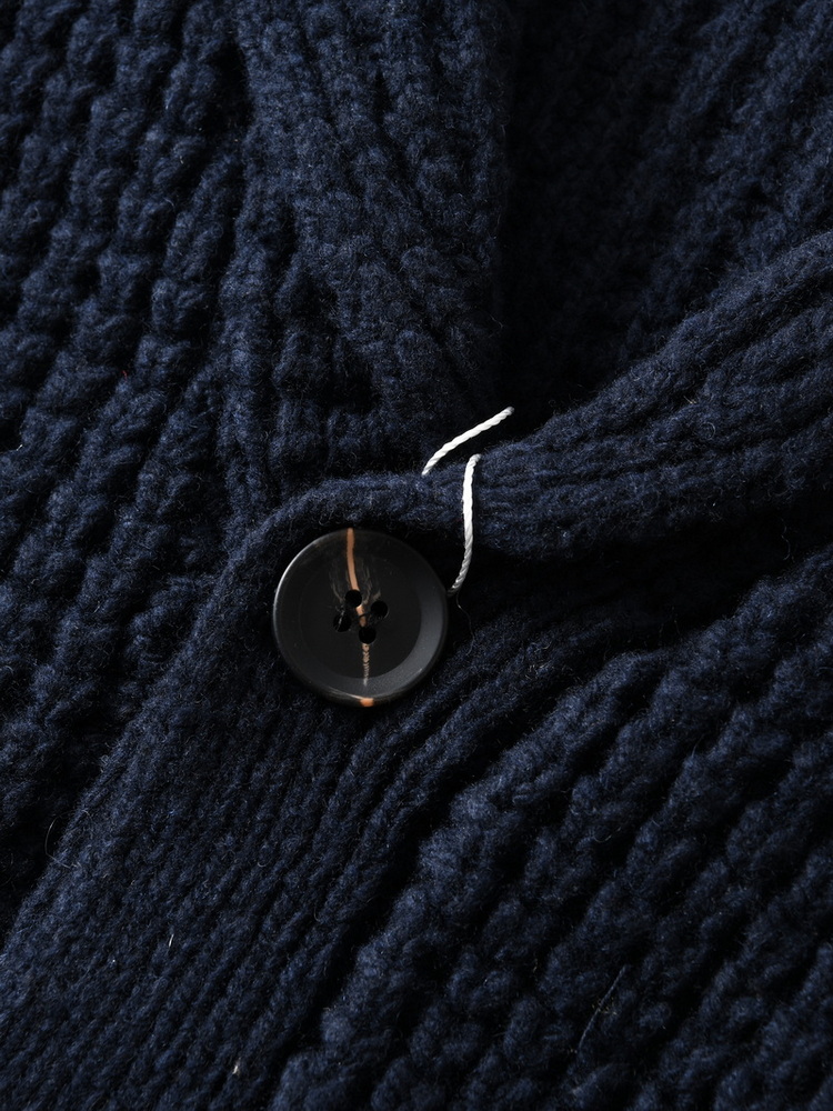 Eu Vintage 100% Wool Chunky Kn - Wool Blend Coat review and price