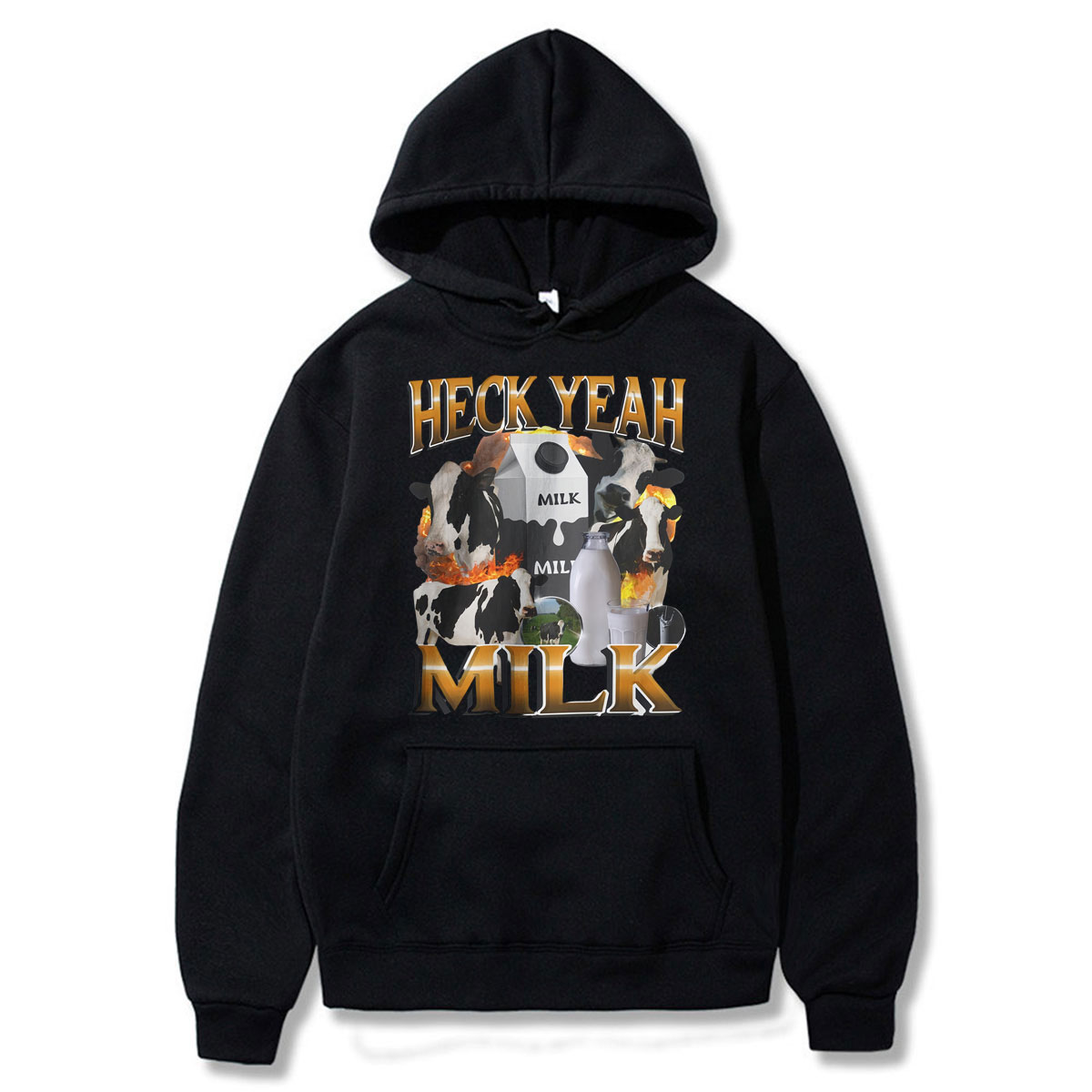 Heck Yeah Milk Lactose Toleran - Winter Clothing Meme review and price