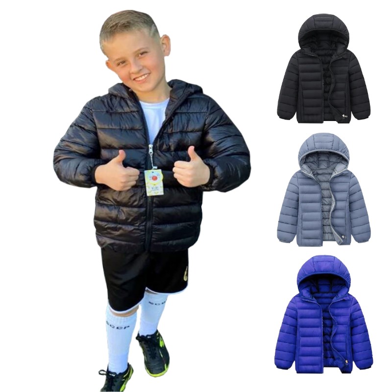 Hooded Lightweight Down Jacket - Winter Clothing Boys review and price