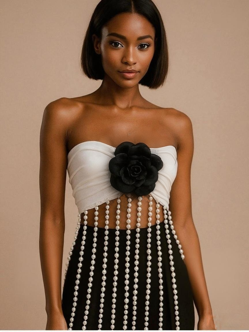 2025 Women Sexy Strapless Pear - Winter Clothing H&M review and price