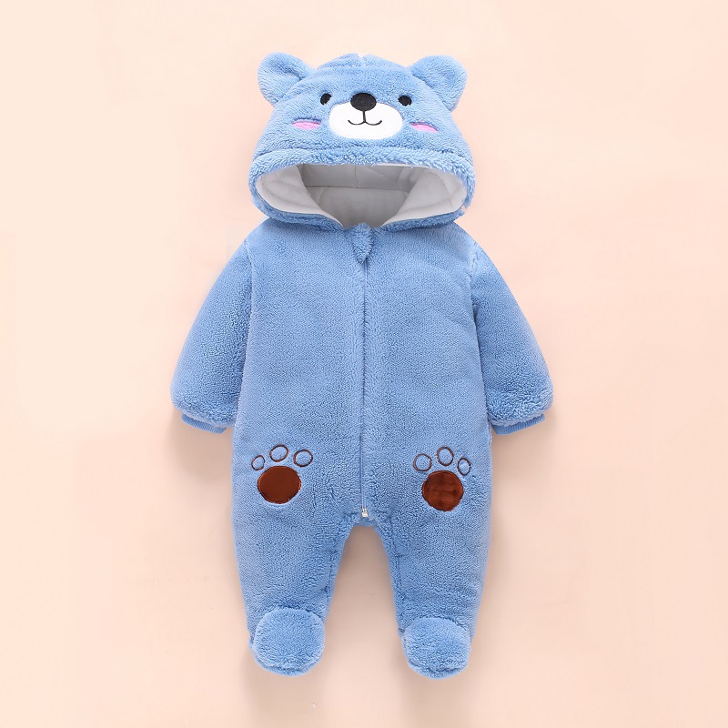 0-12M Baby Rompers Cute Bear T - Winter Clothing 1 Year Old review and price