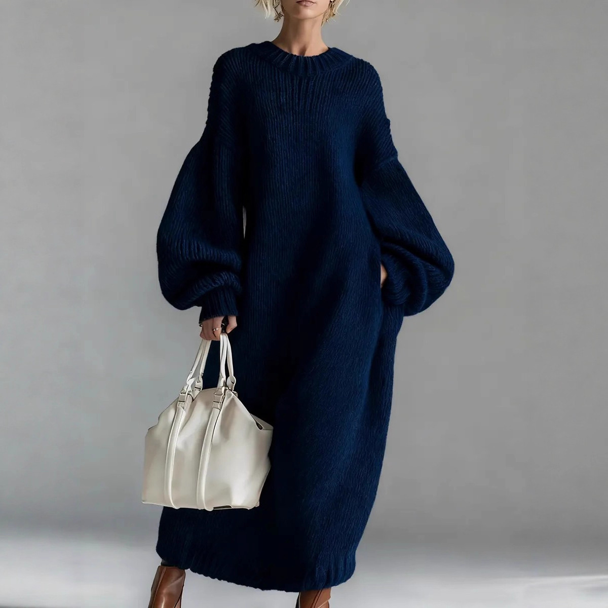 Lantern Sleeve Oversize Loose  - Winter Clothing H&M review and price