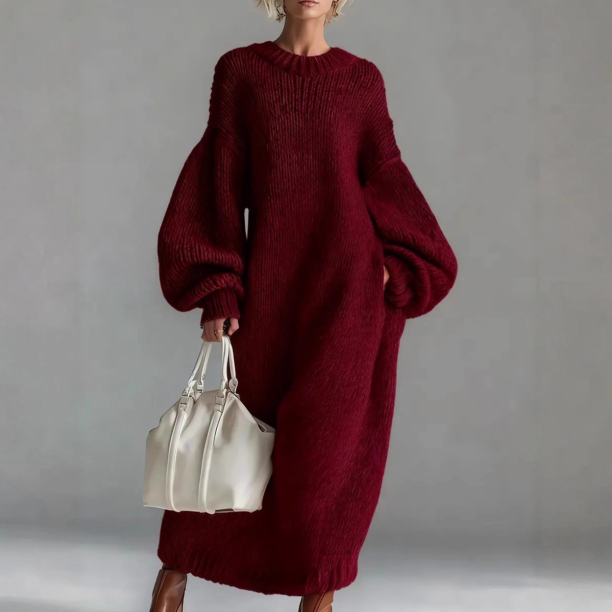 Lantern Sleeve Oversize Loose  - Winter Clothing H&M review and price