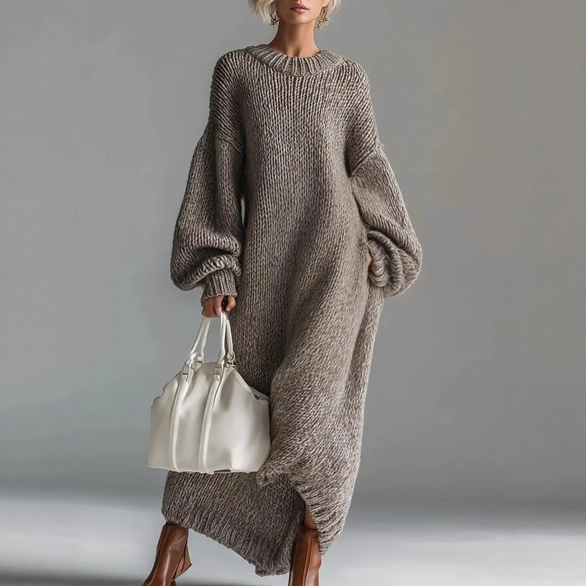 Lantern Sleeve Oversize Loose  - Winter Clothing H&M review and price