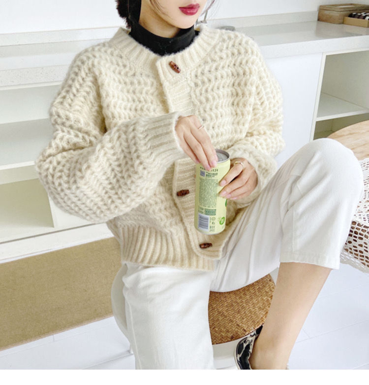 Women's Chunky Knit Cardigan,  - Wool Blend Coat review and price