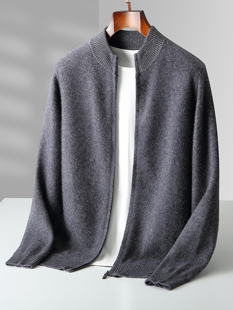 100% Merino Wool Men's Knitwea - Wool Blend Coat review and price