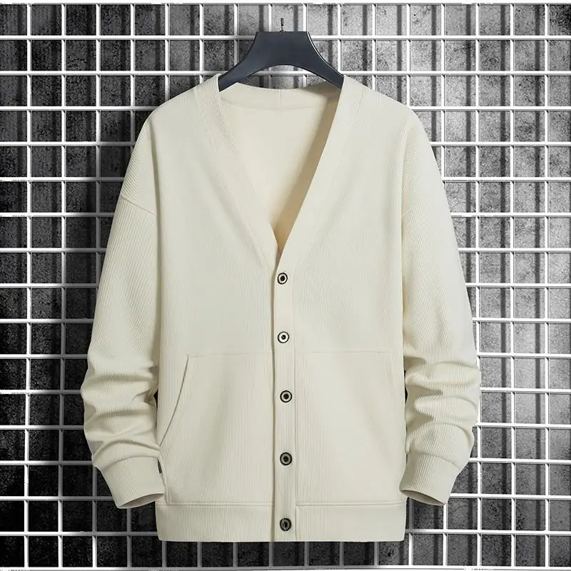Knit Cardigan Men Korean Style - Wool Blend Coat review and price