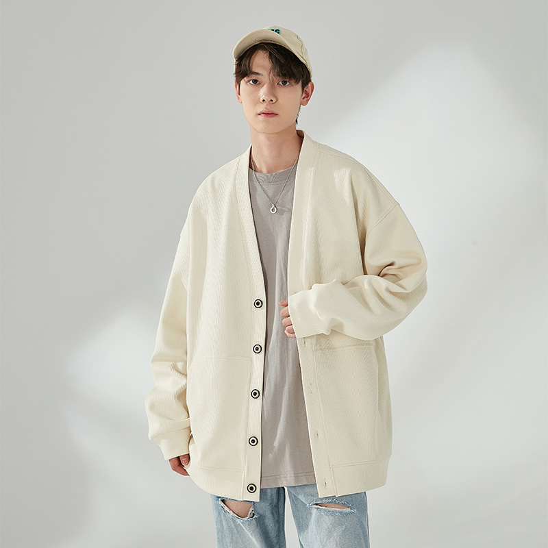 Knit Cardigan Men Korean Style - Wool Blend Coat review and price