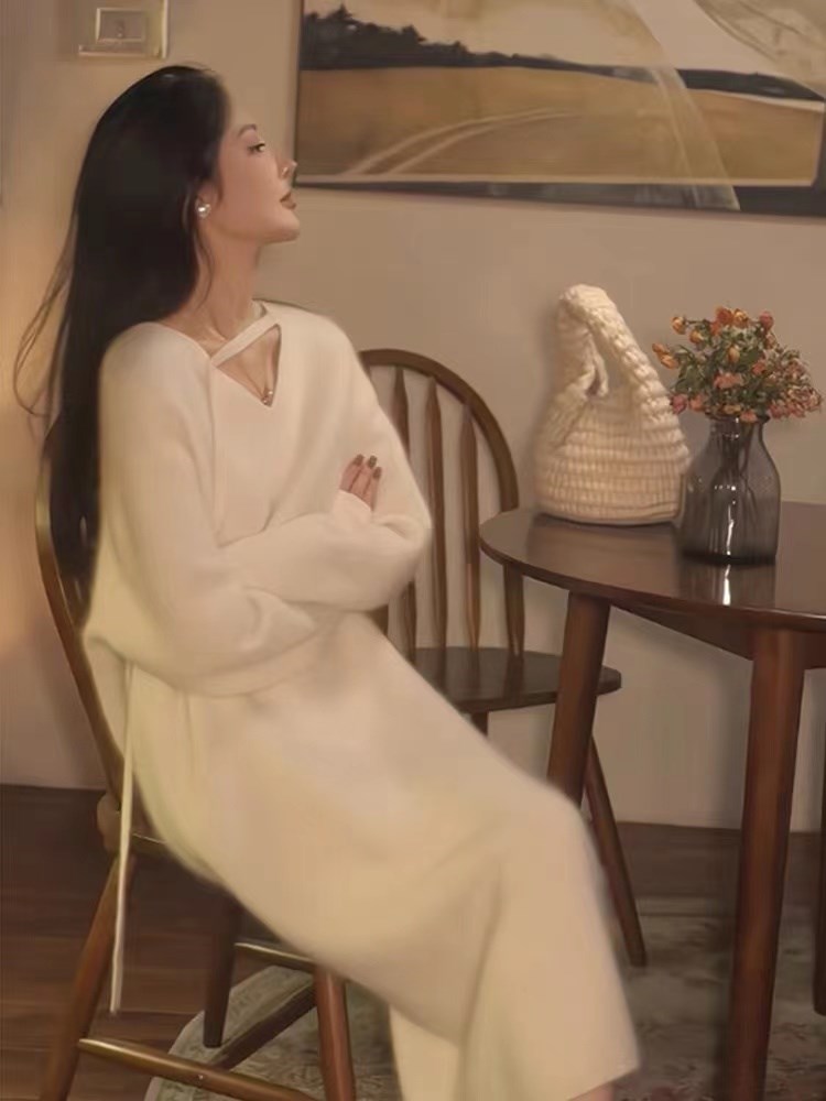 sweater dress for women 2025 n - Winter Clothing H&M review and price