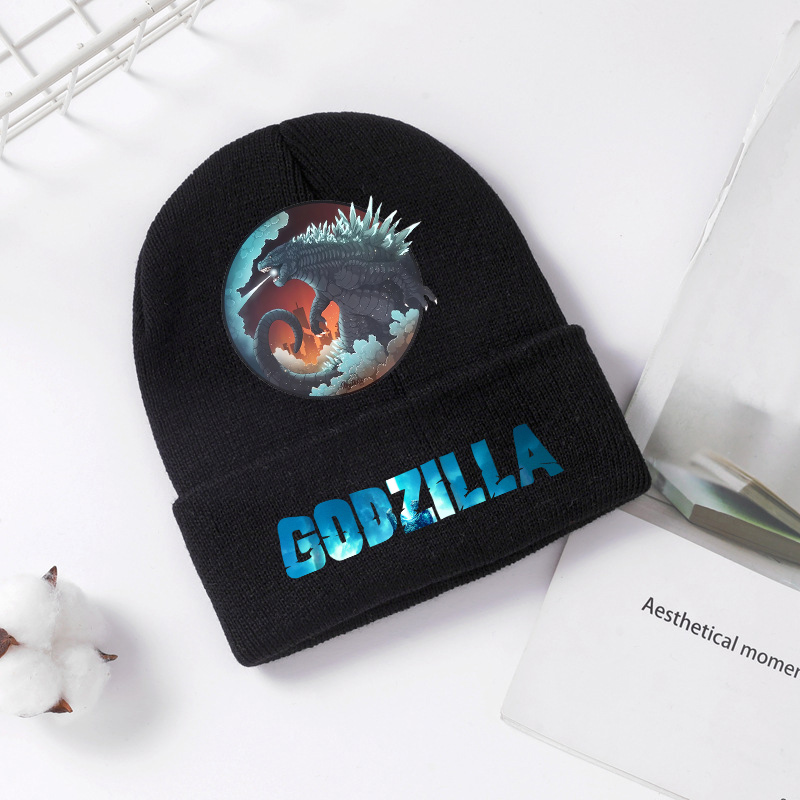Godzilla Knitted Hat Winter Sp - Winter Clothing Boys review and price